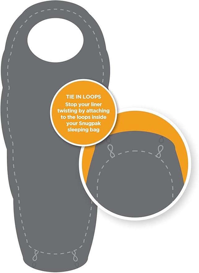 Snugpak TS1 Thermal Suede Sleeping Bag Liner Polyester Warm Insulation