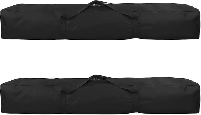 HARFINGTON 2pcs Camping Chair Replacement Bag 55.1 x 7.9 Folding Chair Carry Bag Oxford Cloth Storage Tent Bag with Handle Strap for Travel Outdoor Camping Sports Black