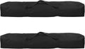 HARFINGTON 2pcs Camping Chair Replacement Bag 55.1 x 7.9 Folding Chair Carry Bag Oxford Cloth Storage Tent Bag with Handle Strap for Travel Outdoor Camping Sports Black