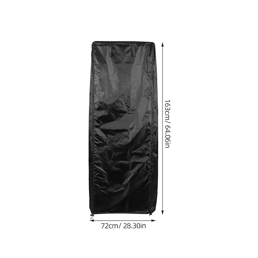 Tofficu Heavy Duty Oxford Cloth Bun Pan Rack Cover with Zipper Large 210d Dustproof Bread Tray Rack Protector for Bakery and Kitchen Use Black 59x72x163cm