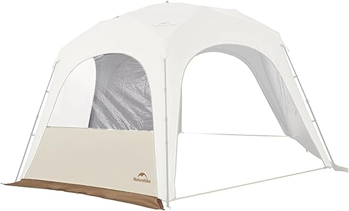 Naturehike Quarter/Hexagonal Camping Tent Canopy Sun ShadeOutdoor Tent for CampingFishingPicnics Canopy Available with Ground ClothDoor CurtainsConnector (TPU Door Hex)