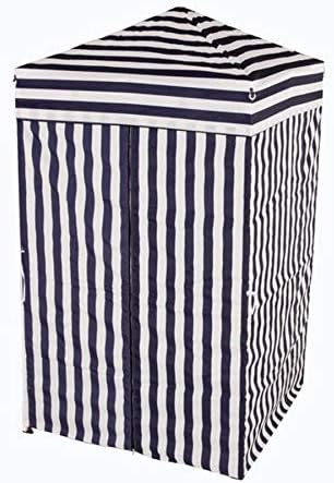 Impact 4'x4' Pop up Changing Dressing Room Black and White
