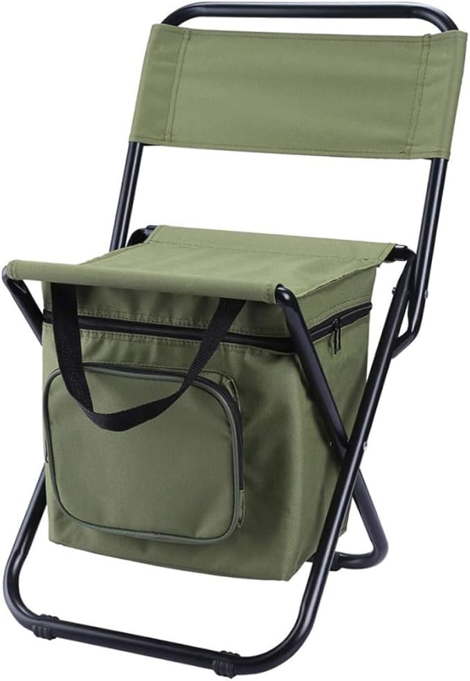 Fishing Chair Ice Pack Storage Insulation Portable Camping and Lounger for Outdoor Activities