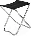 Portable Folding Fishing Stool Chair Lightweight Aluminum Alloy Compact Outdoor Camping Seat for Fishing Hiking and BBQ