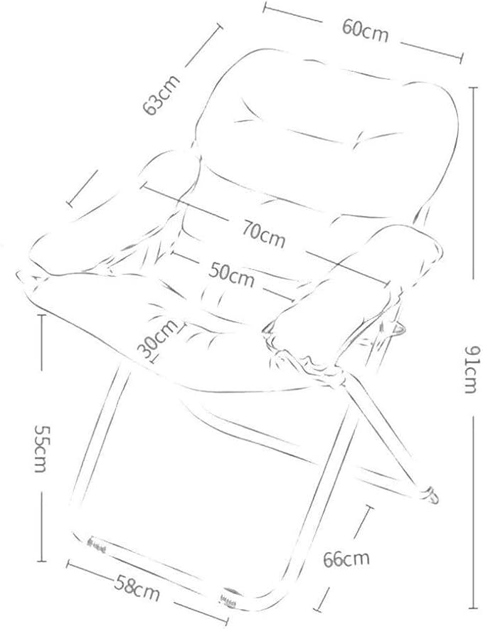Folding Camping Chair Comfy Sofa Chairs Folding Chair Lazy Radar Chair Lunch Break Folding Chair with backrest Sun Moon Chair Sunset Sofa