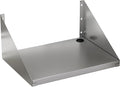 18x24 Stainless Steel Microwave Shelf 200 LB Heavy Duty Metal Wall Mount Floating ShelvingCommercial Microwave Rack for Kitchen Restaurant Bar Home Hotel and Office