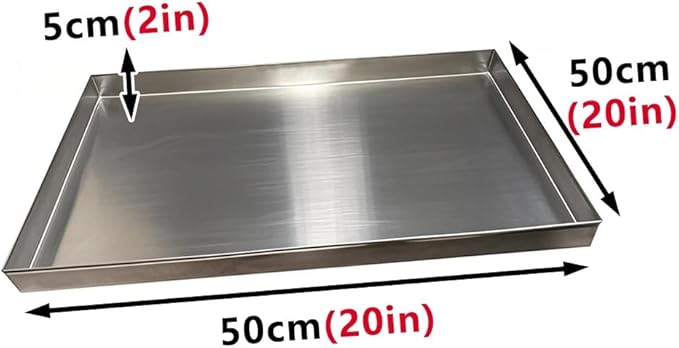 Drip Pan - Portable Condensate Water Catcher for Window AC Units Mini Fridges &amp HVAC - Versatile Drain Tray for Home Workshop &amp Garage - Prevents Water Damage