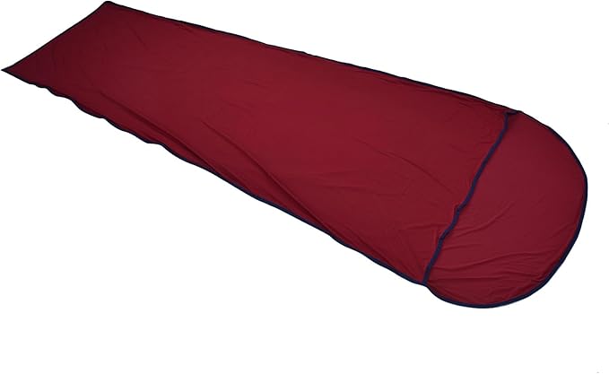 Sleeping Bag Liner Ultralight Polyester 200x80cm Compact Storage Bag - Multifunctional Elastic Design Breathable and Skin Friendly Ideal for Cold Weather Camping