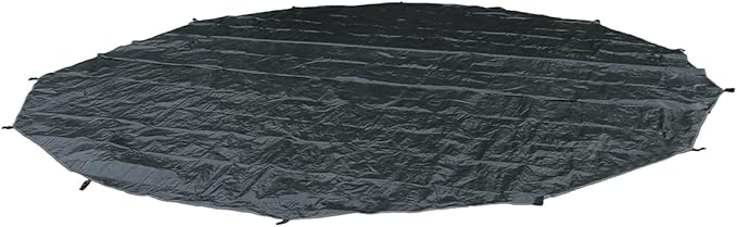 UNISTRENGH Outdoor Ultralight Waterproof Tent PE Footprint for 3M 4M 5M 6M Bell Tent Footprints Picnic Round Mat Portable Tarps for Bell Tent Ground CampingBlack Glamping Yurt Anti-Dirty Mat
