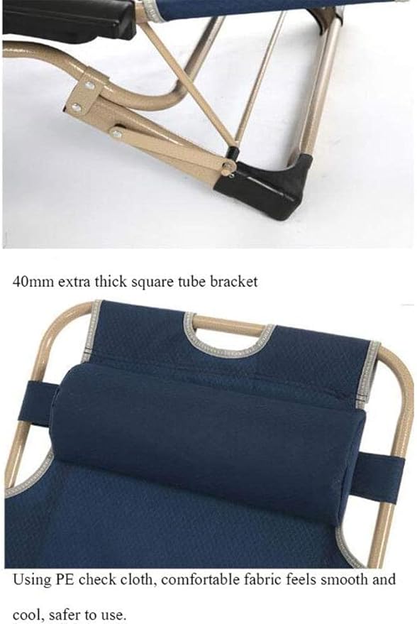 Folding Bed Single Lunch Bed Household Simple Lunch Bed Portable Multifunctional Office Lounge Chair