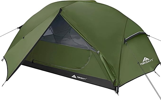 Forceatt Tent for 2 and 3 Person is Waterproof and Windproof Camping Tent for 3 to 4 SeasonsLightweight Aluminum Pole Backpacking Tent Can be Set Up QuicklyGreat for Hiking
