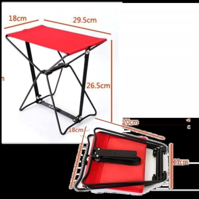 Portable Folding Chair Amazing Pocket Outdoor Fishing Stool with Carry Bag
