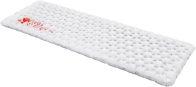 MOBI GARDEN Gennye Pro Rectangular Sleeping Pad for Camping Extra Thick Insulated Air Mat for Side Sleepers R-Value 6.0 Winter Mattress with Noise Reduction &amp Anti-Slip Design Wide &amp Double