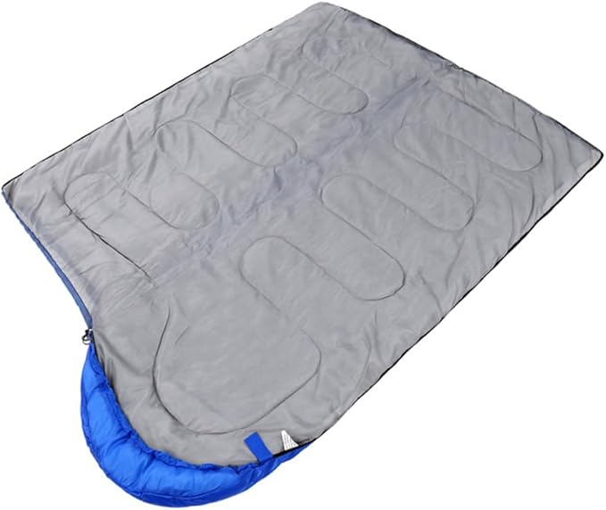 Winter Thickened Outdoor Camping Warm Envelope with Drawstring Hood for Hiking Backpacking and Cold Weather Survival Activities