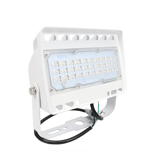 Morris 71142A LED ECO-Flood Light with Yoke(Bracket) 120-277V White 50W 6103 lm 5000K