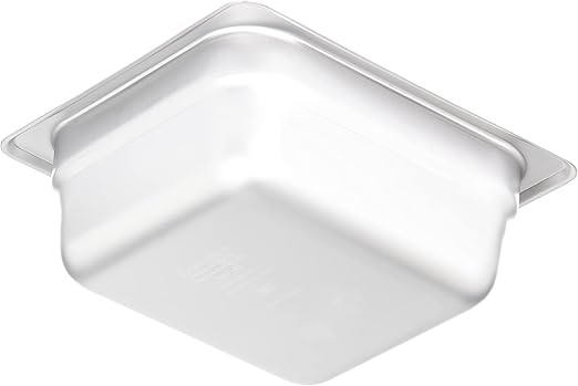 Carlisle FoodService Products Durapan Stainless Steel Pan 1/6 Size Hotel Pan for Catering Buffets Restaurants Stainless Steel 2.5 Inches Deep Silver (Pack of 6)