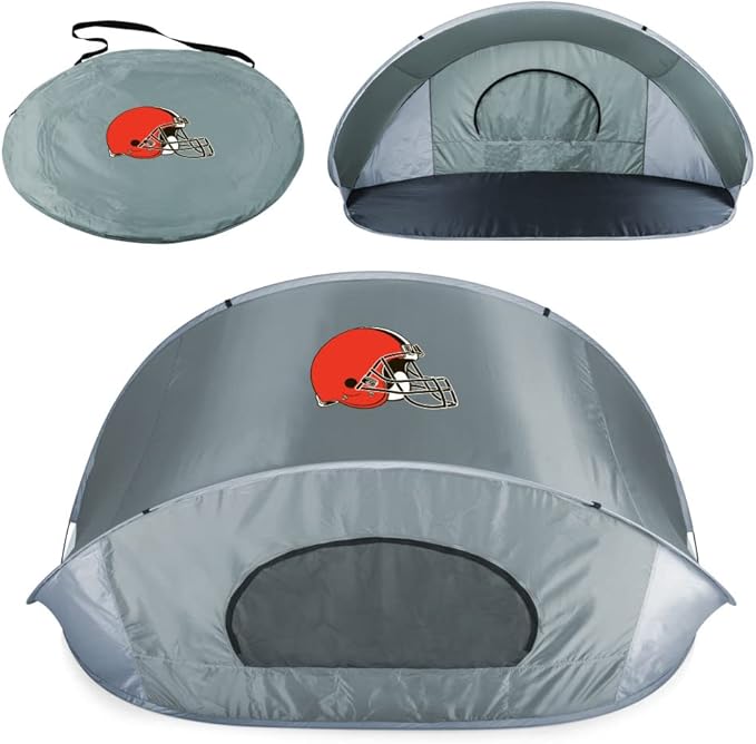 Picnic TIME NFL Manta Portable Beach Tent - Pop Up Tent - Beach Sun Shelter Pop Up