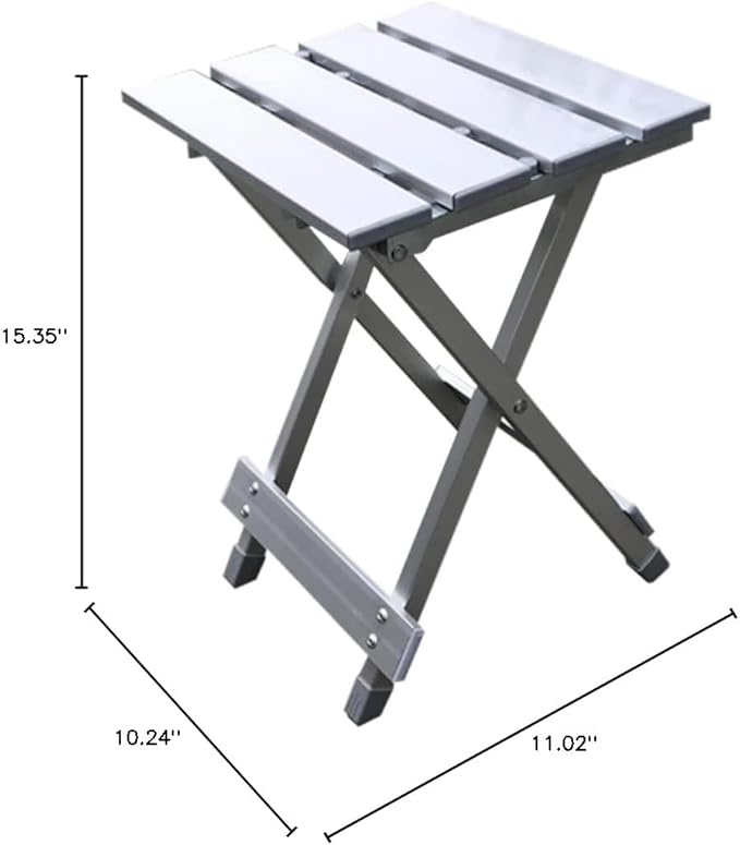Portable Aluminum Alloy Folding Chair for Camping Hiking Picnic Lightweight Compact