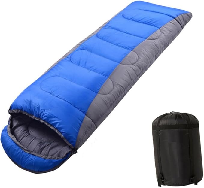 POPETPOP Winter Thickened Outdoor for Adults Lightweight Camping Gear with Drawstring Hood and Windproof Zipper for Hiking Backpacking Trekking and Outdoor Activities