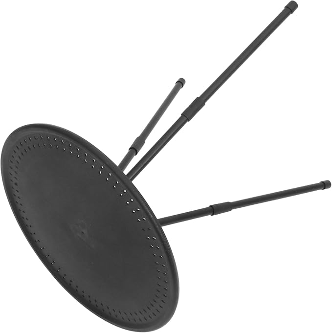 BESPORTBLE 1pc Portable Folding Round Table Camping Picnic Rv Table Adjustable Height Outdoor
