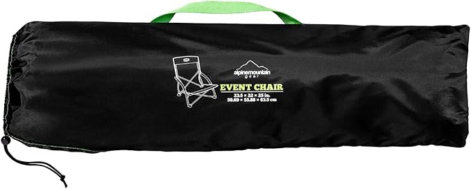 Event Chair for Camping Sporting Events Soccer Games Concerts and More (Made by Caddis Sports)