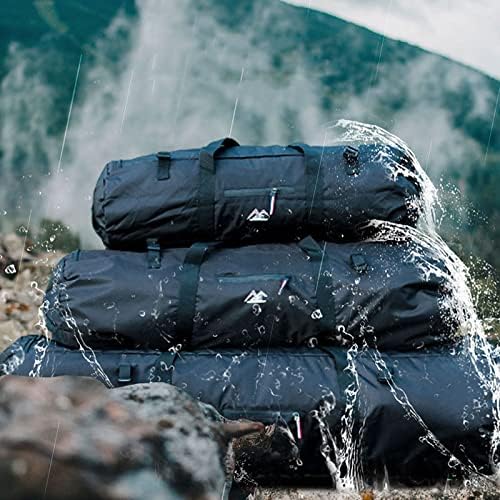Large Capability Folding Tent Storage Carry Bag Waterproof Luggage Pack Pouch for Camping Hiking Picnic Organizer Walking Holder (Red-L)