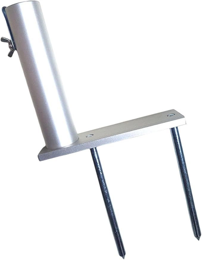 Reinforced Heavy Gauges Ground Anchors Stake with Anticorrosion Coating Suitable for Permanent Garden Umbrella Aluminum Patios Umbrella Ground Spikes