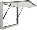 Aluminum Alloy Food Truck Window - 50 x 30 Inch Up to 80 Degrees Serving Window for Concession Trailers