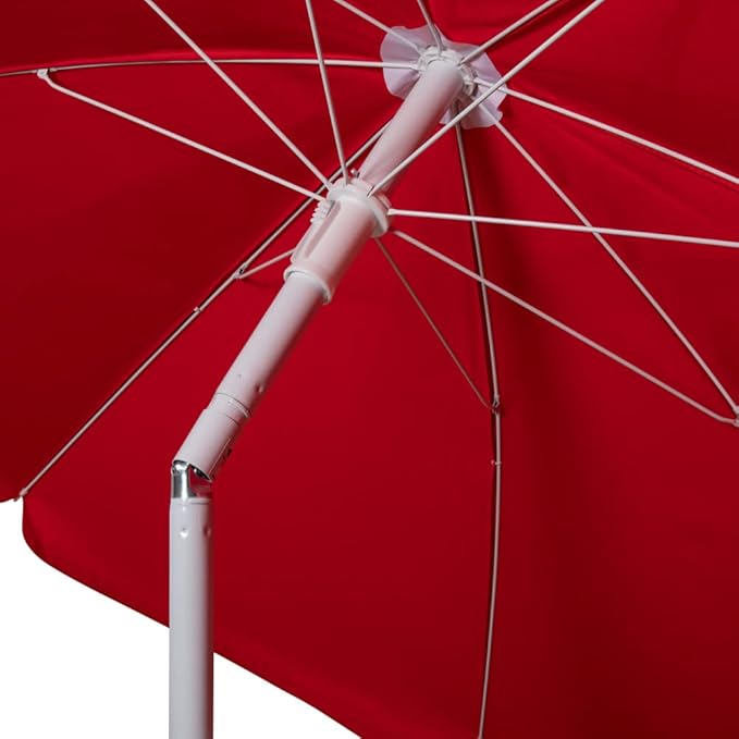 PICNIC TIME NCAA USC Trojans Outdoor Canopy Sunshade Beach Umbrella 5.5' - Small Patio Umbrella - Beach Chair Umbrella