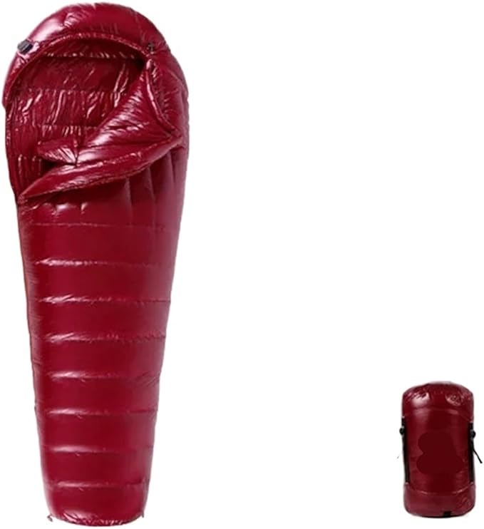 Upgraded Water-Repellent Goose Down Sleeping Bag – Premium Winter Camping &amp Glamping Gear
