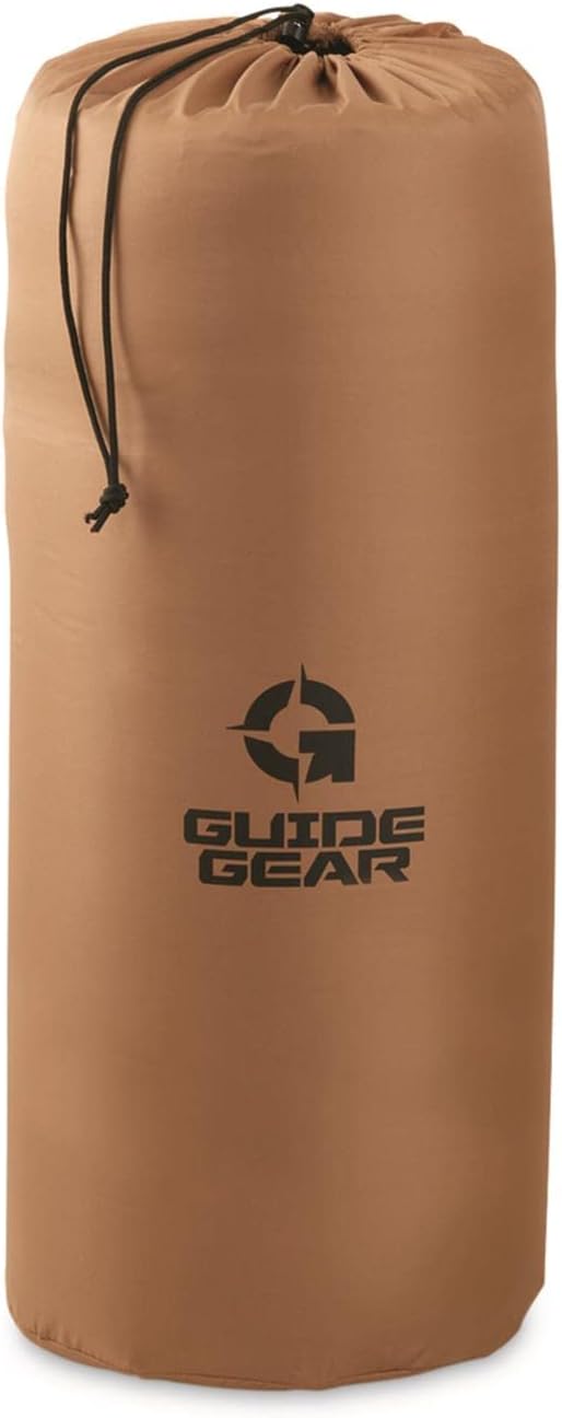 Guide Gear Self Inflating Double Sleeping Pad 2 Person 3-inch Foam Padding Portable Camping Backpacking Hunting Tent Accessories