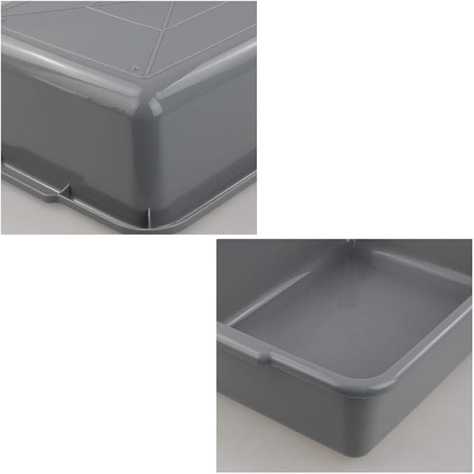 Cand Grey Commercial Bus Tubs 13 L Plastic Bus Box / Wash Basin 4 Packs