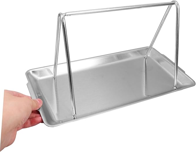 Stainless Steel Hanging Rack for BBQ and Cold Dishes Multi-use Food Display Stand for Restaurants and Hotels for Roasted Meat and Sausages Easy to Clean