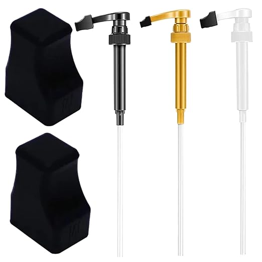 Coffee Syrup Pump Tip Covers 20-Pack Syrup Pump Tip Covers Rubber Caps for Kitchen &amp Bar Dispenser Bottles