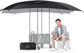 WONDERFOLD Sun Shade Canopy for S5 Convertible Utility Wagon - Large Umbrella with Sturdy Attachment &amp Plenty of Shade Around Your Utility Cart Black