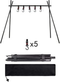 Folding Hanging Rack Travel Camping Shelf Triangle Rack Assembly Storage Picnic Rack