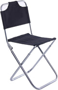 Collapsible Camping Chair Aluminum Folding Stool Padded Beach Seat Lightweight for Travel Rocker Chair