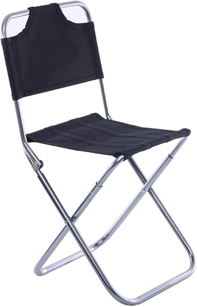 Collapsible Camping Chair Aluminum Folding Stool Padded Beach Seat Lightweight for Travel Rocker Chair
