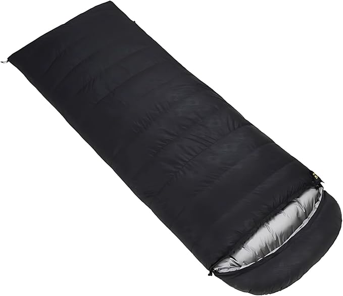 82.7 X 31.5 in Lightweight Down Sleeping Bag - Ideal for Cold-Weather Camping and Travel Naps