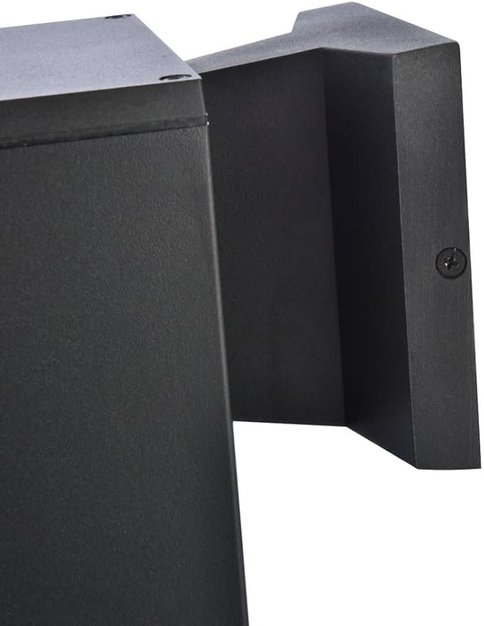 Raine 1-Light Modern Aluminum Outdoor Wall Light in Black