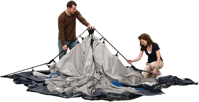 Coleman 4/6/8/10 Person Instant Camping Tent with 1-Minute Setup Large Family Tent with Pre-Attached Poles Air Vent &amp Carry Bag Sets Up in About 60 Seconds