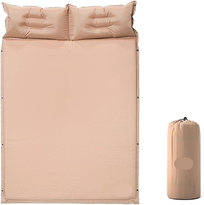 Outdoor Self-Inflating Mattress Camping Inflatable Sleeping Pad Splicable Ultralight Air Mat for Travel Hiking Picnic