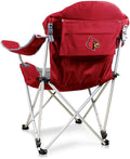 Picnic TIME NCAA Arkansas Razorbacks Reclining Camp Chair - Beach Chair for Adults - Sports Chair with Carry Bag