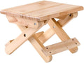 Solid Wood Folding Stool Portable Simple Household Stool Small Bench for Shaving and Shower Foot Rest for Picnic Fishing Bathroom Garden Camping