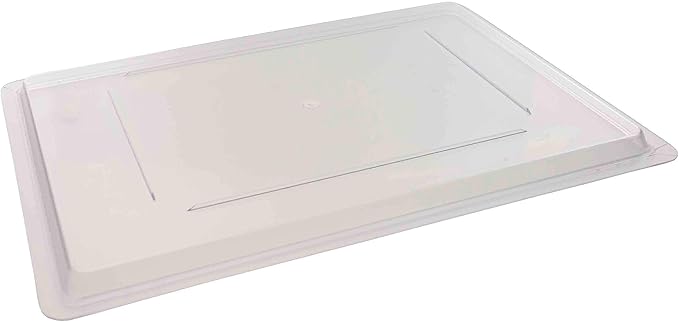 TrueCraftware- 18 x 26 Full Size Food Storage Box Lid Clear Polycarbonate- Food Storage Container Cover Meal Prep Food Storage Lid for Home Cafeteria Kitchen Pantry Organization Dishwasher Safe