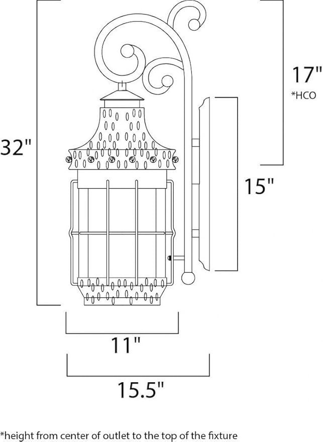 Maxim Nantucket - 4 Light Outdoor Wall Lantern