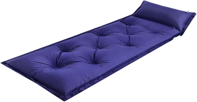 Happyyami Automatic Inflatable Camping Sleeping Pad Dampproof Wear Resistant Design for Travel Outdoor Activities with One Pillow for Easy Storage Comfort