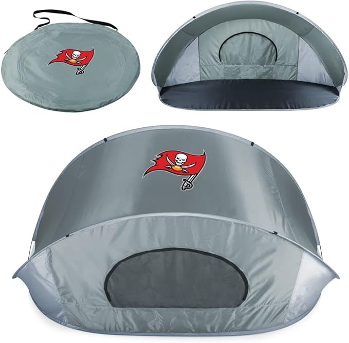 Picnic TIME NFL Manta Portable Beach Tent - Pop Up Tent - Beach Sun Shelter Pop Up