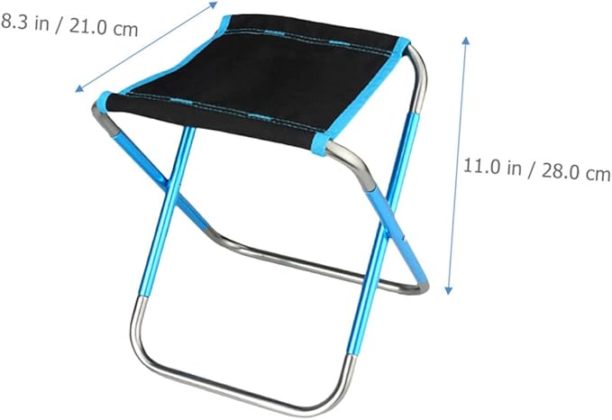 Portable Folding Stool Lightweight Compact Comfortable for Camping Beach Picnic Ideal for Outdoor Activities