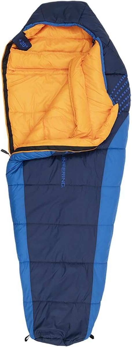 ALPS Mountaineering Blaze +20° Mummy Sleeping Bag Regular - Navy/Blue/Orange